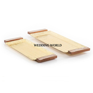 Ensemble de deux plateaux à chocolat rectangulaires, qualité supérieure, faits à la main, plateau à chocolat classique, élégant, nouveau, fantaisie. - Product Image 2