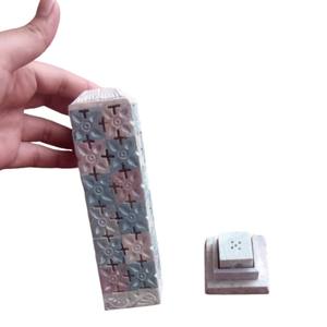 Porte-bâton de brûleur d'encens en stéatite de qualité supérieure sculpture Art Design pour cadeau d'affaires et religieux hindou - Product Image 4