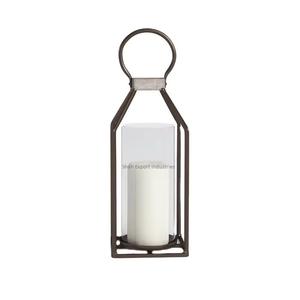 Unique Design Metal & Glass Hanging Candle <b>Lantern</b> Rustic Finished for Home Tabletop Decor Available in Great Price - Product Image 5
