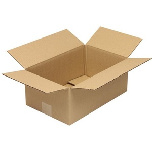 Single-Wall Corrugated Cardboard <b>Boxes</b> Height Scoring 350x230x140mm C4 Quality 1.20C Brown Pack of 50 - Product Image 1