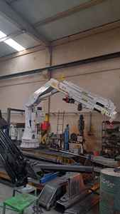 Grúa de cubierta plegable Marina hidráulica de alta calidad, gran oferta, sistema de Control remoto completo, rodamiento de bomba de entrega rápida - Product Image 4