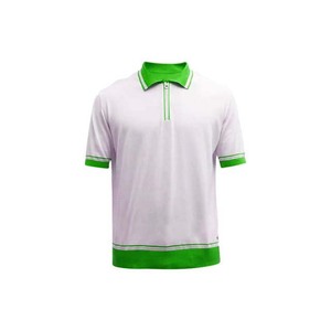 Jersey de golf atlético con cremallera 1/4 para hombre, transpirable y de secado rápido, de algodón, de talla grande, para deportes al aire libre, ropa informal, polos de diseño OEM - Product Image 6
