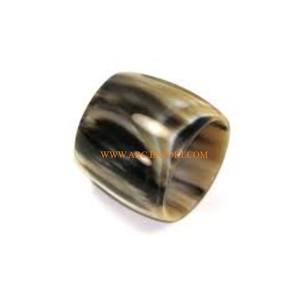 Material de mármol y Cuerno, decoración de mesa, anillo de sujeción de tejido, servilletero decorativo clásico de calidad de lujo para mesa redonda - Product Image 6