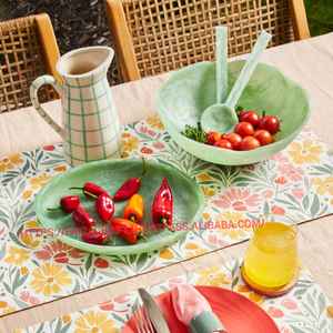 Placas redondas de resina ecológicas de alta calidad con acabado pulido de lujo para fiestas a precio mayorista - Product Image 2