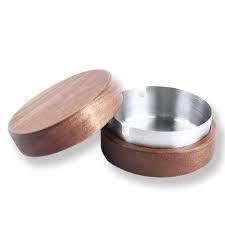 Cenicero de Madera de Diseño Clásico Más Vendido con Tapa, Cenicero de Mesa Personalizable para Cigarros con Fines Decorativos para el Hogar - Product Image 4