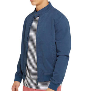 Wholesale New Autumn Fashion Men's Casual Slim Fit Bomber Jacket High Quality Waterproof Breathable Padded <b>Fleece</b> Lining Solid - Product Image 6