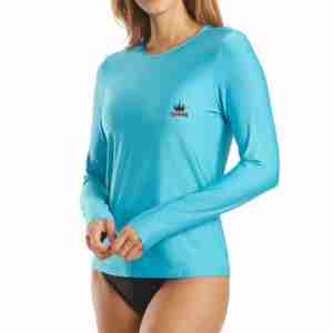 เสื้อแรชการ์ดแขนยาวผู้หญิง สวมใส่สบาย คุณภาพสูง ระบายอากาศได้ดี แห้งเร็ว ออกแบบเองได้ พิมพ์ลายด้วยความร้อน - Product Image 2