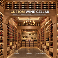 L'usine Minghou propose directement des étagères sur mesure pour cave à vin et présentoir à vin.