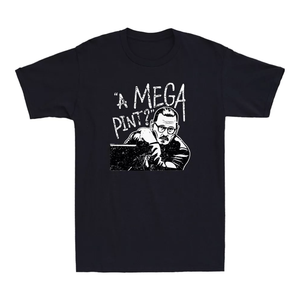 Erstklassiges Vintage Herren T-Shirt mit Zeit für ein Mega Pint Sarkastisches Zitat gedruckt - Product Image 1