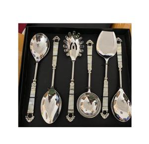 Personalized Handmade Metal Cutlery <b>Set</b> Best Quality Metal Flatware <b>Set</b> Luxury Hot <b>Sale</b> Metal Cutlery <b>Set</b> Spoon <b>Knife</b> Fork - Product Image 1