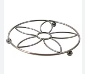 Handmade Gold <b>Metal</b> Designer <b>Trivet</b> Indian Table Top Heavy Duty Fancy Classic <b>Metal</b> Gold Customized <b>Trivet</b> Kitchen Ware - Product Image 2