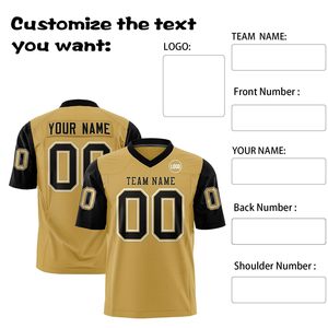 Venta al por mayor de alta calidad de sublimación completa de fútbol americano Jersey personalizado equipo de fútbol Jersey - Product Image 4