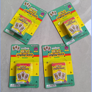 Cartes à Jouer Mini Personnalisées Imprimées pour Enfants - Jeu de Voyage Écologique et Imperméable 3.8x5.7cm avec Boîte - Product Image 6