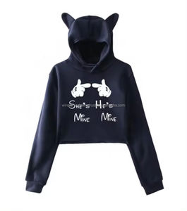 Women's Casual Long Sleeve Crop Top <b>Hoodies</b> New Arrival Winter <b>Sweatshirts</b> for <b>Girls</b> - Product Image 2