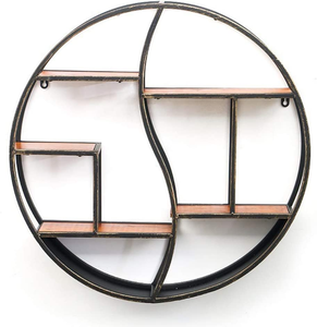 Decoración de pared de madera y Metal para el hogar, decoración de pared artística moderna para sala de estar y decoración de pared artesanal de Metal - Product Image 5