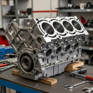 Bloques de motor de alta resistencia hechos de hierro fundido o aluminio con mecanizado avanzado para uso en sistemas automotrices y marinos - Product Image 4