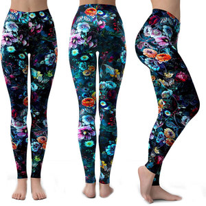2024 Leggings pleine longueur sublimés sur mesure taille haute Style décontracté tissu de haute qualité avec logo positionné - Product Image 5