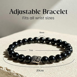 High Quality <b>bracelet</b> black Onyx Buddha <b>Beads</b> Stone <b>Bracelet</b> Crystal Gemstone Fashion Jewelry <b>Men</b> and Women Gift Energy - Product Image 4