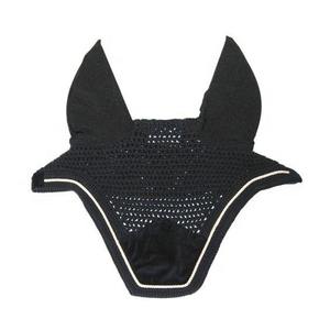 หมวกมีหูสำหรับขี่ม้าวัสดุถักโครเชต์ที่ละเอียดอ่อนสีคลาสสิก - Product Image 2