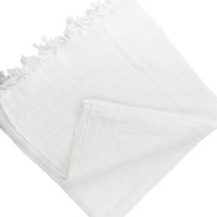 Meilleures ventes : Ensemble de serviettes 100 % coton pur, haute qualité, 2 pièces, style décontracté pour adulte, respirant, extensible dans quatre directions, traditionnel musulman