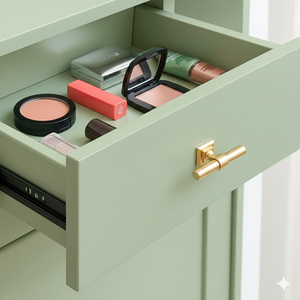 Poignée de commode en alliage de zinc noir mat moderne, durable et éco-responsable, installation facile, pour tiroir de salle de bain - Product Image 6