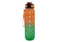 Botella de Agua 1 Litro Botella Motivacional para Hidratación Diaria