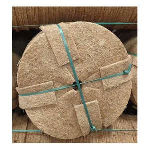 Placa de coco con base de árbol, disco de fibra de coco ecológico para cubierta de suelo, aplicación de mantillo de retención de humedad - Product Image 6