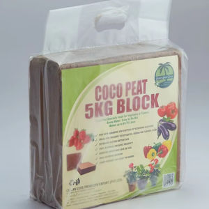 Bloc de coco compressé 5 kg le plus vendu, utilisé pour l'agriculture, l'horticulture, l'hydroponie, les serres, les fermes, fabrication au Sri Lanka - Product Image 1