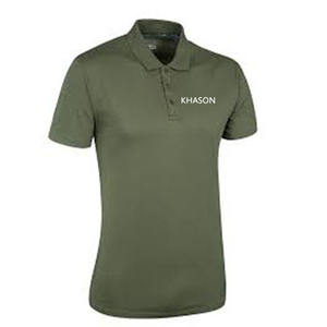 Diseño personalizado O-cuello para la camisa Polo para los hombres de secado rápido transpirable Impresión digital 100% Algodón Seda Poliéster Tejido - Product Image 6