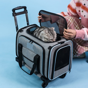 Portable Foldable Breathable Oxford Cat Tunnel Pet Travel Carrier Travel <b>Cage</b> Pet Carrying for <b>Small</b> Animals <b>Dogs</b> Cats - Product Image 5