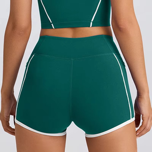 Women's <b>Pocket</b> Yoga Shorts Quick Dry High Waist Running Fitness Shorts Summer Outdoor Leisure Fitness <b>Leggings</b> - Product Image 5