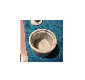 Cuenco de sal y pimienta de mármol, Decoración de mesa de color gris, nuevo diseño - Product Image 3