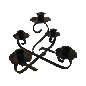 Sophisticated Classic Vintage Inspired Aluminum <b>Candle</b> Holder for Romantic Christmas <b>Dinner</b> Elegant Interior Decor - Product Image 4