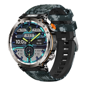 Montre connectée sportive HT30, 1,7 pouce, étanche IP68, boussole extérieure, fréquence cardiaque, podomètre, batterie 600 mAh - Product Image 3