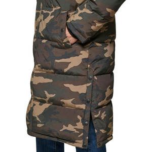 Chaqueta acolchada de lona de palangre para hombre de moda con cremallera frontal y capucha acolchada para abrigo largo duradero de invierno - Product Image 3