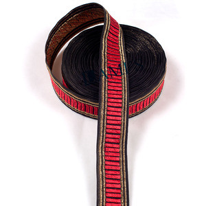 Tresse métallique dorée française de haute qualité Tailles personnalisées disponibles 7mm à 50mm Passementerie Tresses Lacets Galloons Tissus étroits - Product Image 2