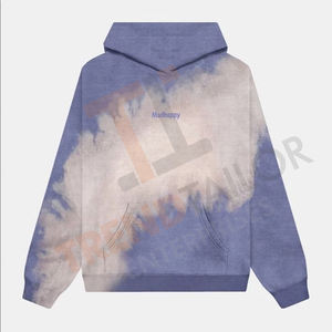 Sweat-shirt à capuche pour homme personnalisable, taille plus, coton lourd, pull-over de luxe vierge - Product Image 3