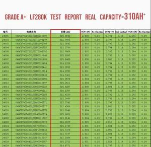 Batterie LiFePO4 prismatique de qualité supérieure, 16 pièces, grade A+, 3,2 V, 200 Ah, 280 Ah, 314 Ah, 320 Ah, 340 Ah, pour énergie solaire 12 V, 24 V, 48 V, 72 V - Product Image 2