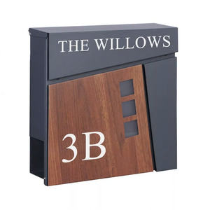 Vente en gros de boîte aux lettres murale moderne de style américain en acier inoxydable galvanisé appartement intelligent articles minimalistes pour la maison OEM ODM Tediton - Product Image 2