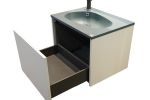 Gabinete de tocador de alta durabilidad libre de Aurora de formaldehído cero resistente al fuego antitermitas a prueba de agua para baño Malasia - Product Image 4