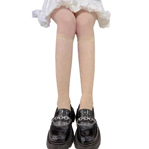 LianHe fábrica calcetines finos invisibles hasta la rodilla medias de longitud media sexy <span class=keywords><strong>Uron</strong></span> Tye Dye mujeres calcetines slouch hombres Calcetines niños zapatos - Product Image 1