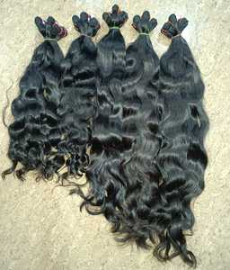 Cheveux indiens Remy ondulés à l'eau en vrac Extensions de cheveux humains indiens crus - Product Image 1