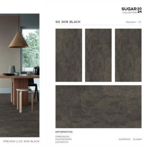 กระเบื้องพอร์ซเลนเกรดพรีเมียมสำหรับส่งออก ผิวสัมผัสแบบน้ำตาล ขนาด 60x120 ซม. 600x1200 มม. 24x48 นิ้ว สำหรับตกแต่งผนังและพื้นภายในสไตล์โมเดิร์น - Product Image 1