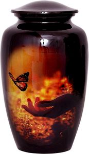 Superior Quality Antique Co Adult Funeral Cremation Urn Handmade Modern <b>Unique</b> Design Metal Memorial Ashes Customized Capacity - Product Image 4