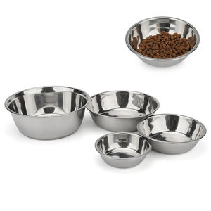 Gamelle pour chien en acier inoxydable écologique personnalisée en gros Bols d'alimentation pour animaux de compagnie faciles à nettoyer - Product Image 1