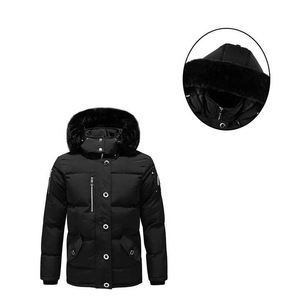 Service OEM Veste coupe-vent à col montant pour homme, logo personnalisé, vente en gros, veste matelassée tendance, couleurs personnalisées, capuche, 100% - Product Image 3