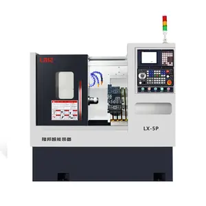 LBIE Pequeno Banco Plano De Corte Horizontal Máquina De Metal Desktop Turning Tool Vertical Profissional Mini Madeira Slant Bed Torno CNC