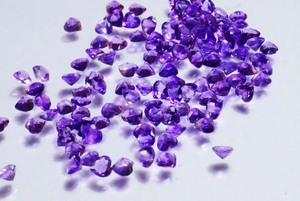 Lote de amatista púrpura Natural, lote de gemas facetadas de amatista Welo, piedras preciosas en forma de corazón de amatista Africana para hacer joyas - Product Image 3