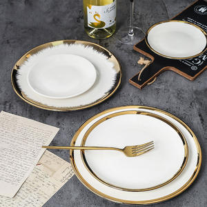 Excellent Quality Hot <b>Sale</b> Modern Porcelain Eco-Friendly Dishwasher Microwave <b>Safe</b> Handmade Customized Dinner Plates Plate - Product Image 6