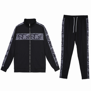 Conjunto de sudadera para hombre con logotipo personalizado para otoño, correr, gimnasio, trotar, envío rápido, chándal deportivo, opción de talla grande, venta al por mayor, colores de invierno - Product Image 2